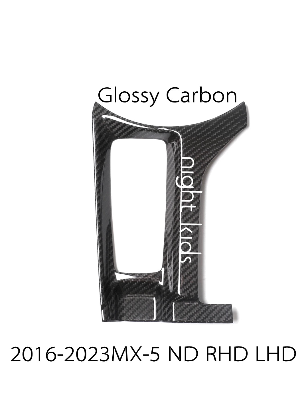 Night Kids for 2016-2023 Mazda MX-5 ND Carbon Fiber Multimedia Bezel MX5 ND1 ND2 Conversion Carbon Fiber Interior Accessories