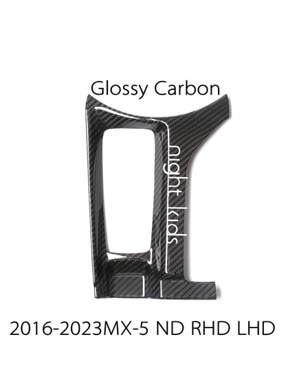 Night Kids for 2016-2023 Mazda MX-5 ND Carbon Fiber Multimedia Bezel MX5 ND1 ND2 Conversion Carbon Fiber Interior Accessories
