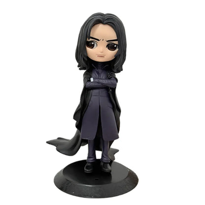 Anime H-arryed Q Version Pottered Action Figures Hermione Ron Malfoy Snape Collectible PVC Model Statue Desktop Decoration Gift