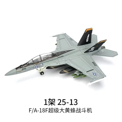 1:72 Scale Fighter Aircraft Model DIY Military Model Building Toy F18 A-18 Aircraft Model Boys' Birthday Gift Airplane Tank Toy