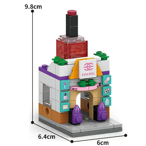 Mini House Building Blocks City Store Street View Snack Street Figures Children's Toys Boys and Girls Gifts Compatible With Lego