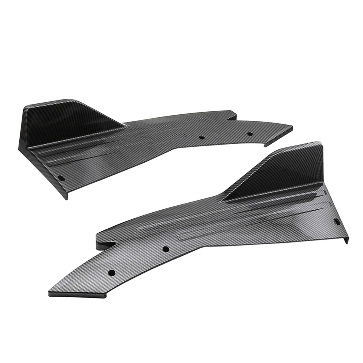 Car Rear Bumper Lip Splitter Universal Cars Side Fins Body Lip Spoiler Chin Skirt Protector Automobile Tuning Accessories
