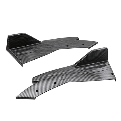 Car Rear Bumper Lip Splitter Universal Cars Side Fins Body Lip Spoiler Chin Skirt Protector Automobile Tuning Accessories