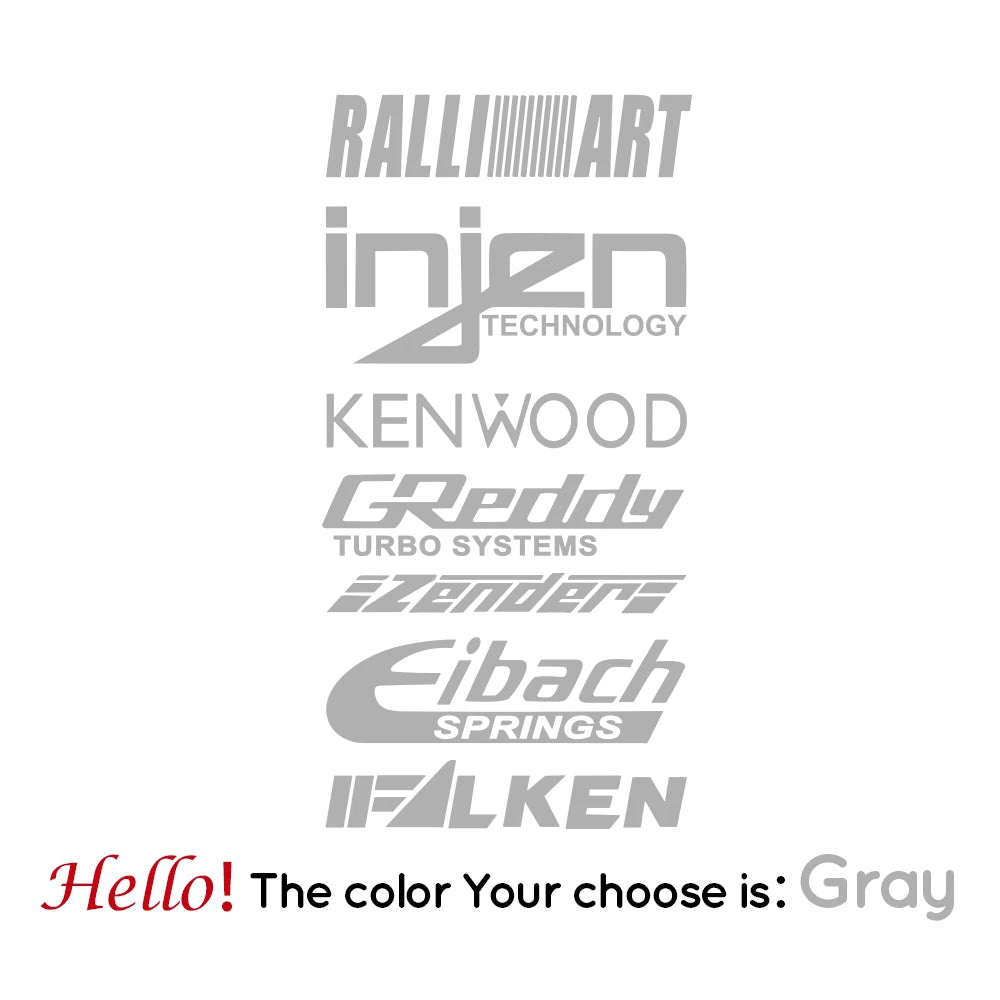 1pc Funny injzn kenwood text bike sticker Car Stickers And Decals Carbon Sticker Auto Sticker Home Decor Wall Stickers