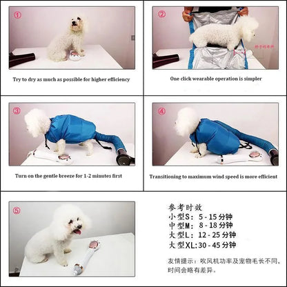 1Pc Pet Drying Bag Hair Dryer For Cats And Dogs Specialized For Bathing Quick Drying Hair Dryer  Hair Dryer Box Hair Dryer Bag
