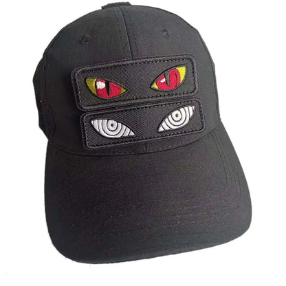 PVC Rhombus Panoramic Eye Patches,Cat Tiger Eyes,Evil Eye Embroidered Clothes Applique, Tactical Patch Gear Noctilucent Badge