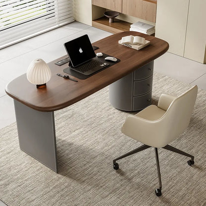 Italian Minimalist Office Desks Nordic Creative Designer Executive Office Desk Executive Boss Office Furniture Escritorio FYOD