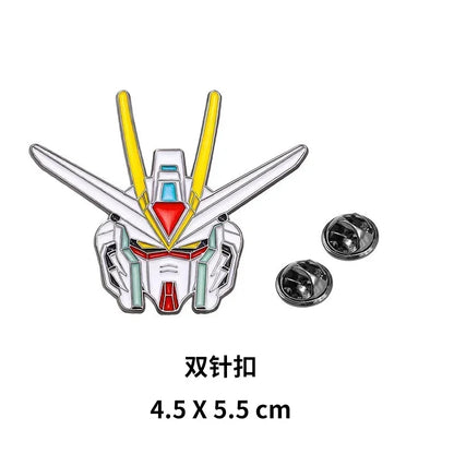 NEW Mobile Suit Gundam Unicorn Enamel Pins Gundam RX-78 Metal Brooch Badge Fashion Jewellery Backpack Accessory Gifts