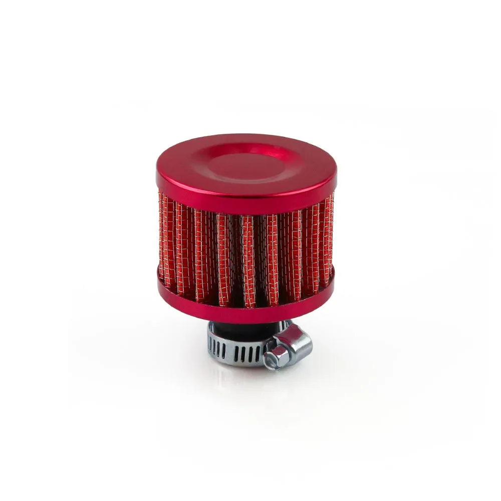 R-EP Car Air Filter 12mm 25mm for Motorcycle Cold Air Intake High Flow Crankcase Vent Cover Mini Breather Filters Universal