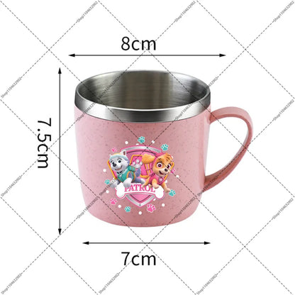Paw Patrol Portable Stainless Steel Coffee Mug Chase Skye Cartoon Anime Pattern Printed Water Cup Household Couples Milk Cups