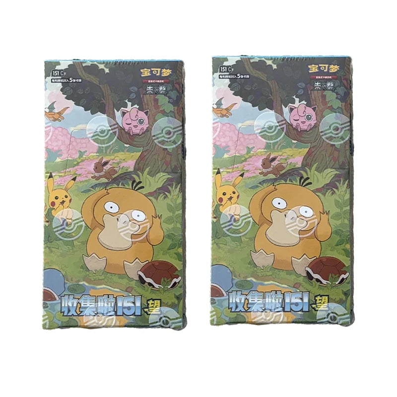 Wholesale Pkm Ptcg Card Simplified Chinese Zhu Zi Collected 151 Change Series Blind Box Card Gengar Collectible Game Cards Gifts