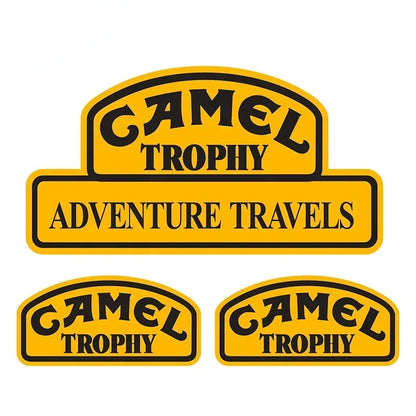 Camel Trophy Land Rover Badge Brand Car Sticker Decal Decor Motorcycle Off-road Laptop Trunk Guitar PVC Anti-UV Vinyl Stickers