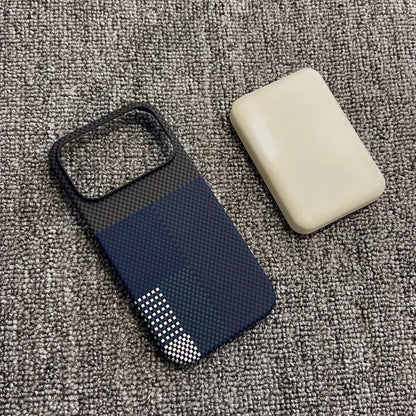 Slim Frameless Carbon Fibre Sunset PC For Magsafe Magnetic Case For iPhone 17 Air 16 Plus 15 14 13 12 Pro Max Shockproof Cover