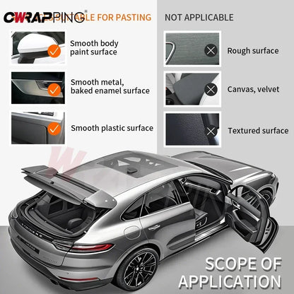 Car Adhesive Vinyl Honeycomb Auto Decal Wrap Film Waterproof Car Stickers Console Computer Laptop Helmets Skin Auto Accessories