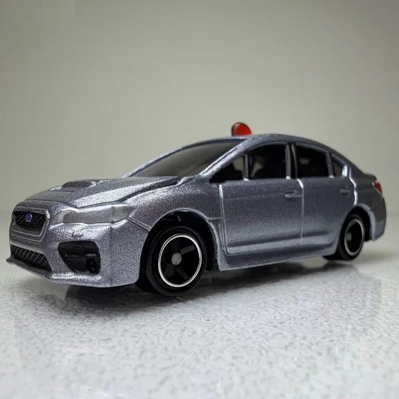 Takara Tomy Tomica No.2 Subaru WRX S4 Unmarked Patrol Car 1:64 Scale Alloy Diecast Car Mini Vehicle Collection Gift for Kids
