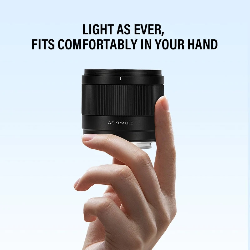 Viltrox 9mm F2.8 Air APS-C Lens Auto Focus Camera for Sony E/NZ/XF Mount Mirrorless Cameras ZV-E10 ZV-E10II A6400