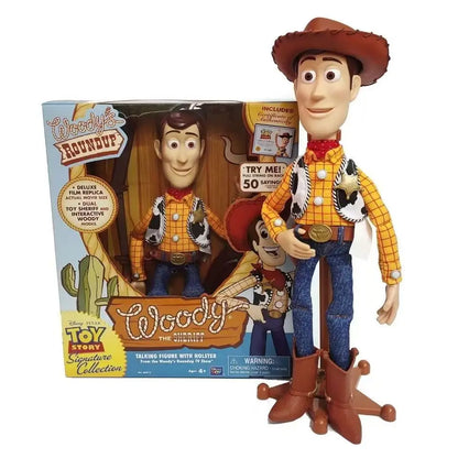 Disney High-Quality Pixar Toy Story 3 Woody Anime Model Toys for Boys Gifts Original Box Character Model Toy Gift Collection