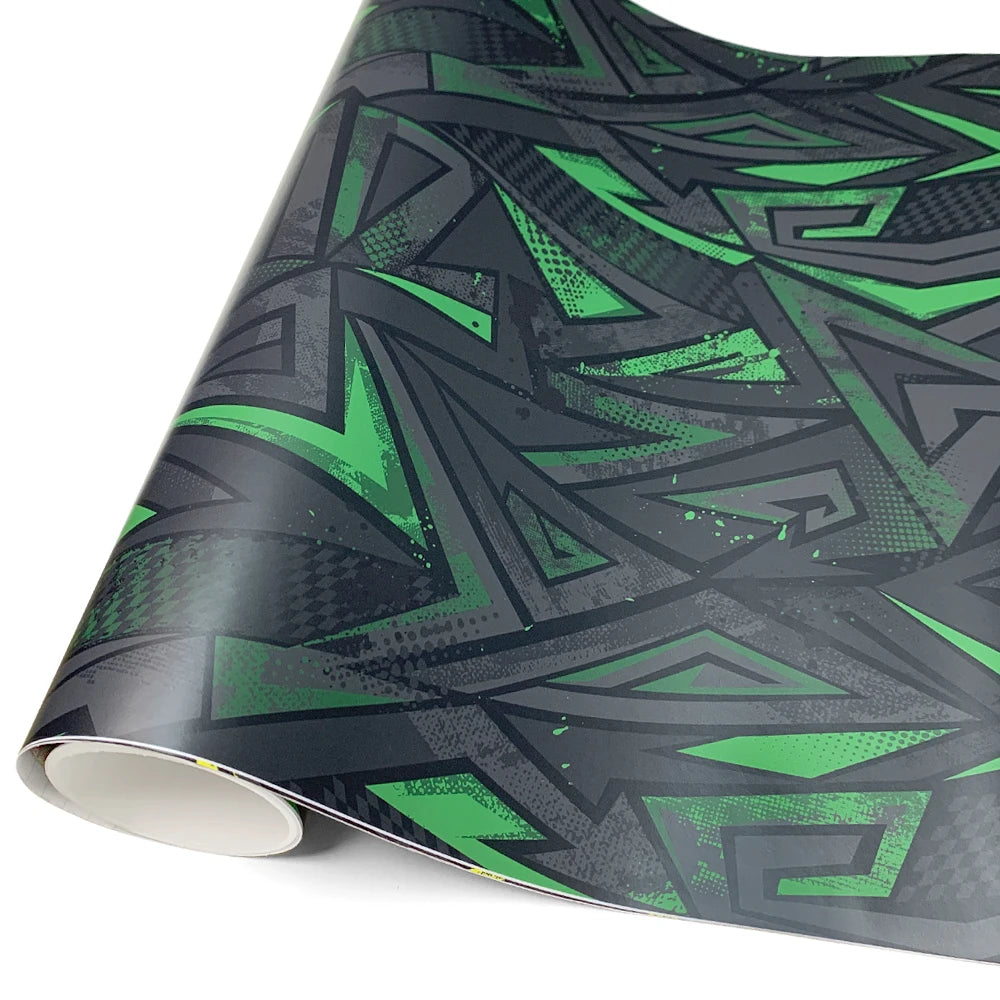 Car Adhesive Vinyl for Motorcycle Triangle Car Wrapping Film Cyberpunk Skateboards DIY Waterproof Vinyl Sticker Decals Graphics