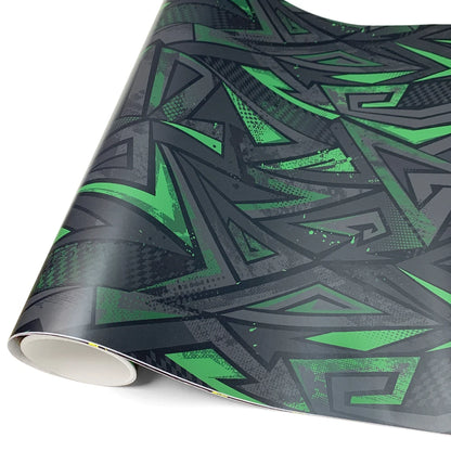 Car Adhesive Vinyl for Motorcycle Triangle Car Wrapping Film Cyberpunk Skateboards DIY Waterproof Vinyl Sticker Decals Graphics