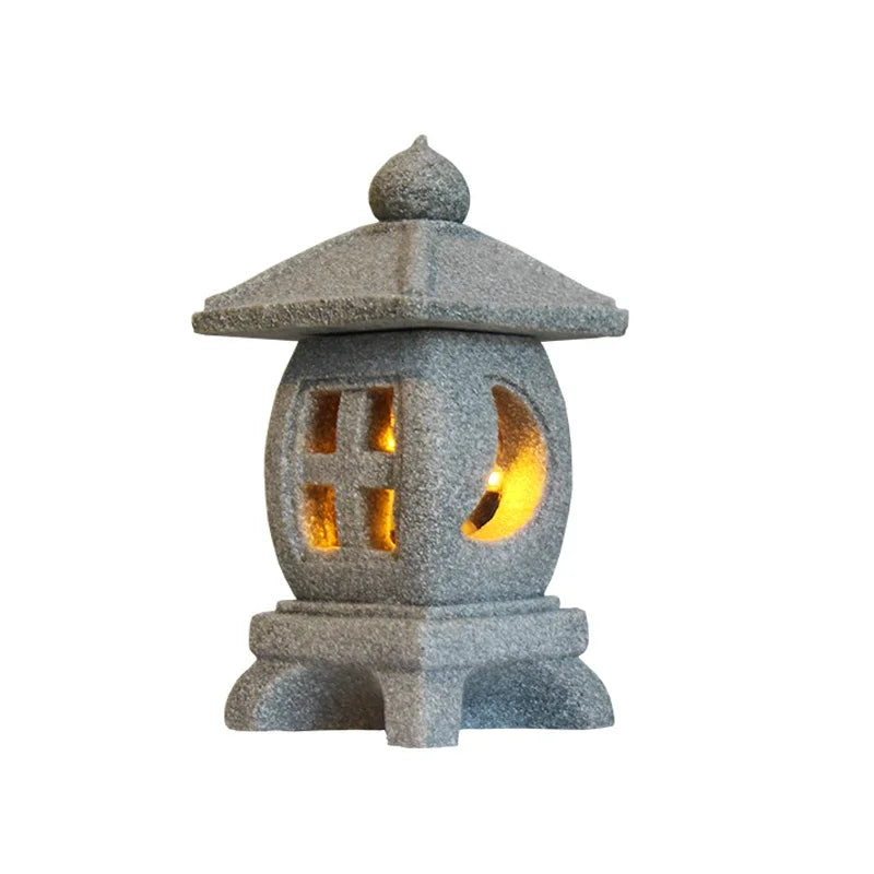 Landscape Decoration Fish Tank Micro Landscape Zen Style Ancient Style Japanese Stone Lantern Sand Table  Mini Decoration