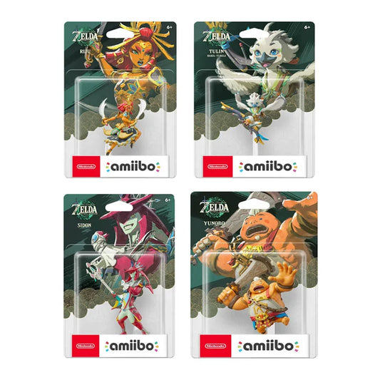 ARTSWIFT Nintendo Amiibo Tears Of The Kingdom Riju Sidon Tulin Yunobo Figure Original NFC Anime Figures Region Free For NS