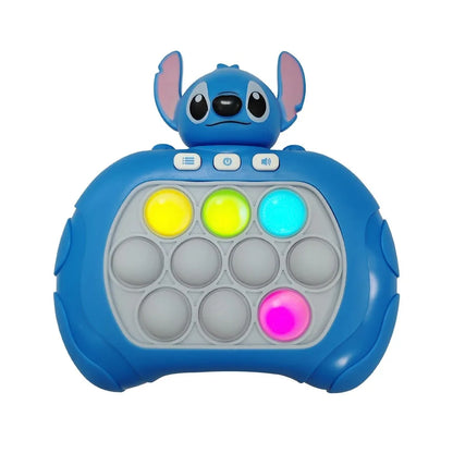 New Stitch Smile Quick Push Game Pop Up Fidget Bubble Electronic Pop it Pro Game Lightweight Anti-Stress Toy Adult Children Gift