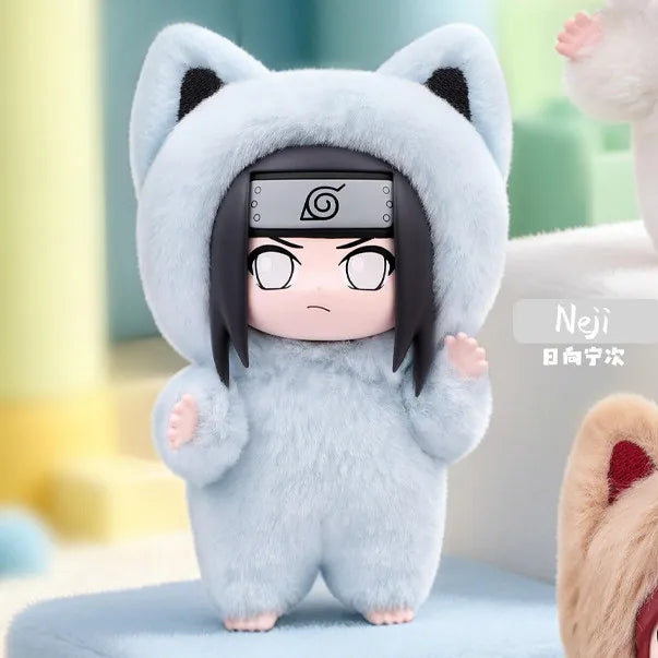 EAKi Naruto Kitten Land Series Plush Doll Blind Box V3 Cute Naruto Sasuke Anime Peripheral Figure Surprise Toys Collectible Gift