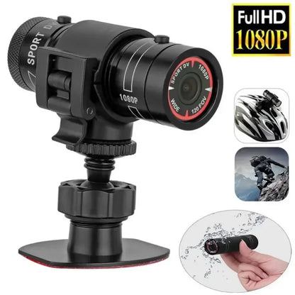 FHD 1080P Mini Camera Sport DV Action Sports Camera Flashlight Helmet Video Ideal For Bike Cycle Motorcycle Waterproof Camcorder