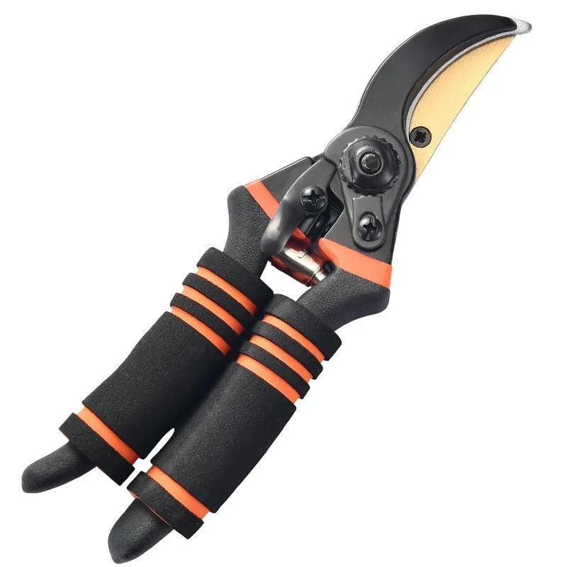 Steel Pruning Shears Labor Saving Garden Shears Heavy Duty Branch Cutter Tree Trimmer Gardening Tools