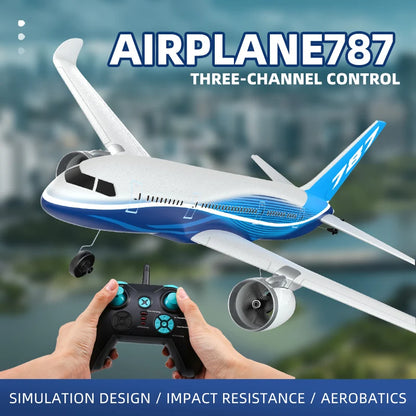BM30 787 3CH RC Airplane 2.4G Remote Control Glider Intelligent Gyroscope EPP Foam Aircraft Plane Model Toys for Adults BM29