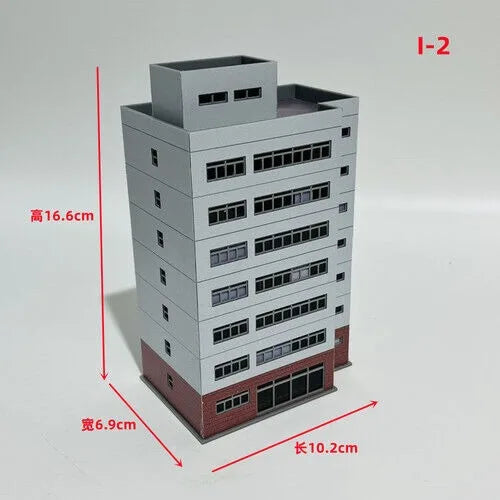 1/350/150 Diorama Outland City Modern Commercial Building Model Street Office Home Scene Model Toys
