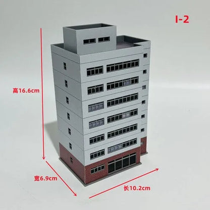 1/350/150 Diorama Outland City Modern Commercial Building Model Street Office Home Scene Model Toys