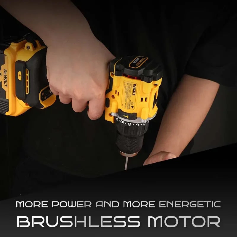DEWALT DCD805 Brushless Percussion Drill Lithium Ion Multi function Compact, for All Home and Professional Scenarios Naked Tool