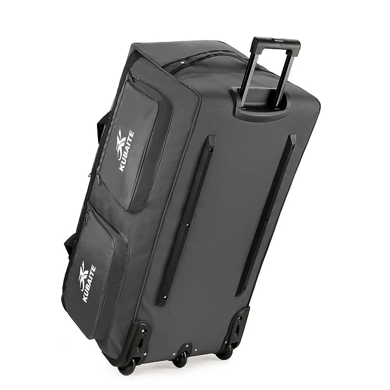 KLQDZMS 36"40 Inch  Rolling Suitcase Oversized Capacity Trolley Bag Combination Box Cart Style Travel Bag Oxford Cloth Luggage
