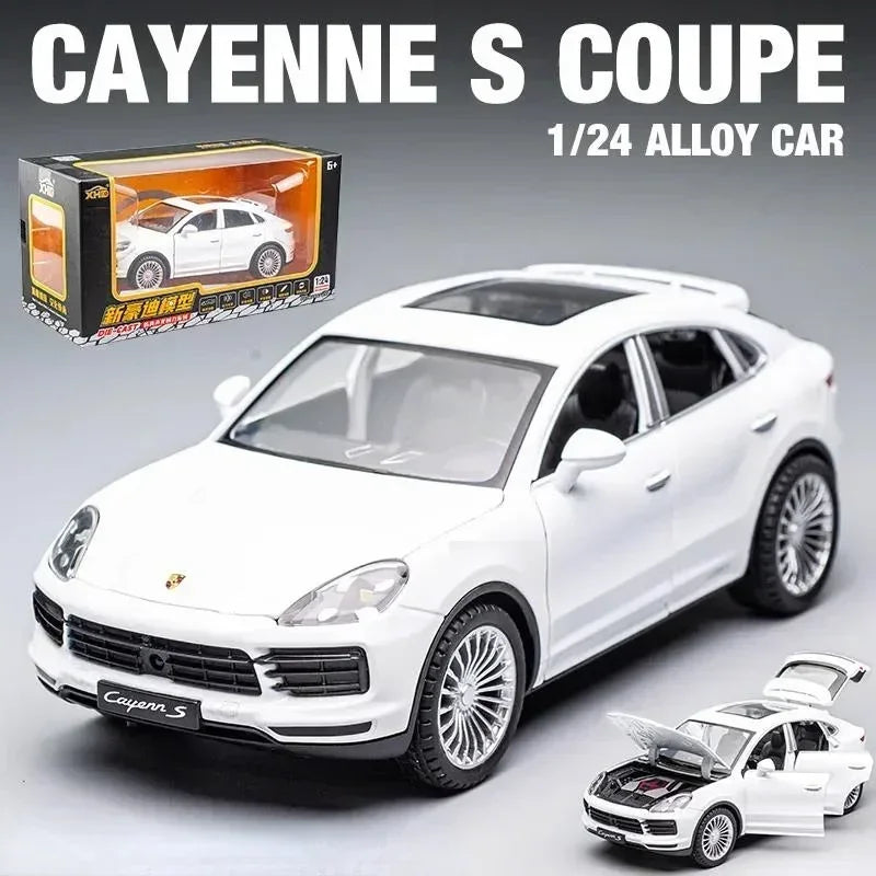 1:24 Cayenne S Coupe SUV Alloy Scale Model Car Diecast Metal car Simulated collectibles Children's Birthday Toy Gift