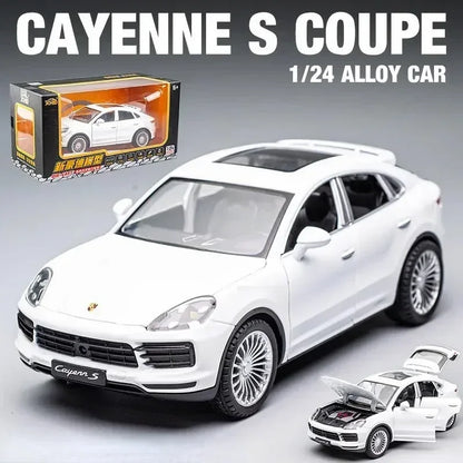 1:24 Cayenne S Coupe SUV Alloy Scale Model Car Diecast Metal car Simulated collectibles Children's Birthday Toy Gift