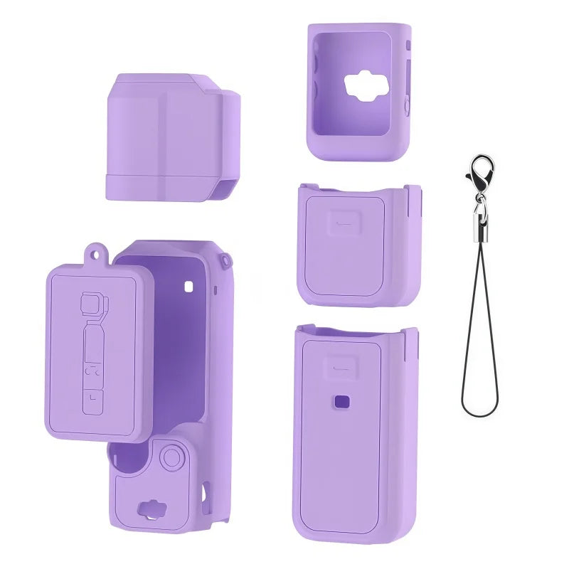 New DJI OSMO Pocket3 Silicone Case scratch-resistant lens protection cover suitable for DJI OSMO Pocket3 outer shell accessories