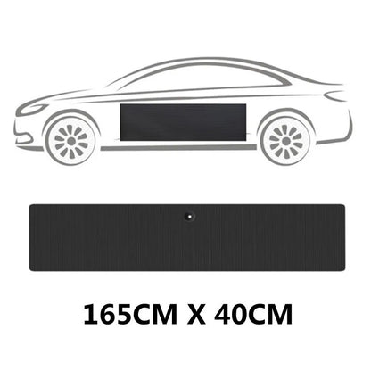 Black Car Door Protector Adhesive-Free/Magnetic Body Side Edge Guard Decorative Anti-scratch Protection Pad Stickers Multi Size