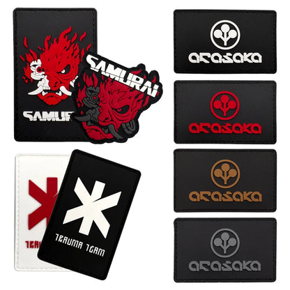 Outdoor Bag Accessories Punk 2077 Peripheral Functional Style Badges 3D PVC Magic Morale Backpack Patches
