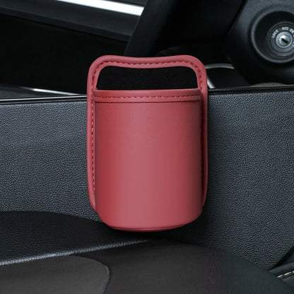 Car Door Cup Holder Box Universal Drink Rack Storage Bin Back Clip Design Car Seat Back Water Cup Box Organizer Pocket