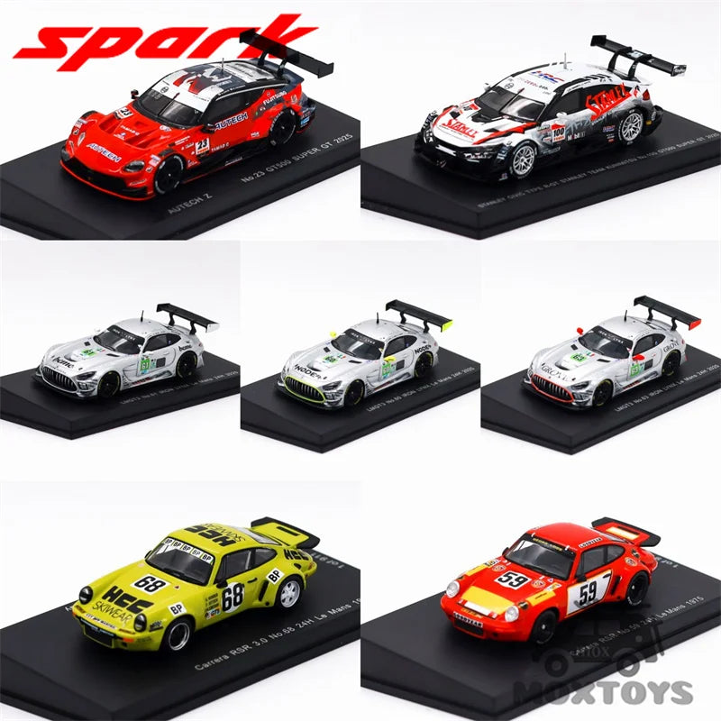 Spark 1:64 AUTECH Z CIVIC TYPE R GT500 LMGT3 Carrera RSR Diecast Model Car
