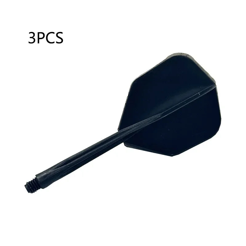 3PCS 2BA Tooth Dart Wing Set Transparent Dart Tail One-Piece Durable Fall Resistance Blade Darts Plastic