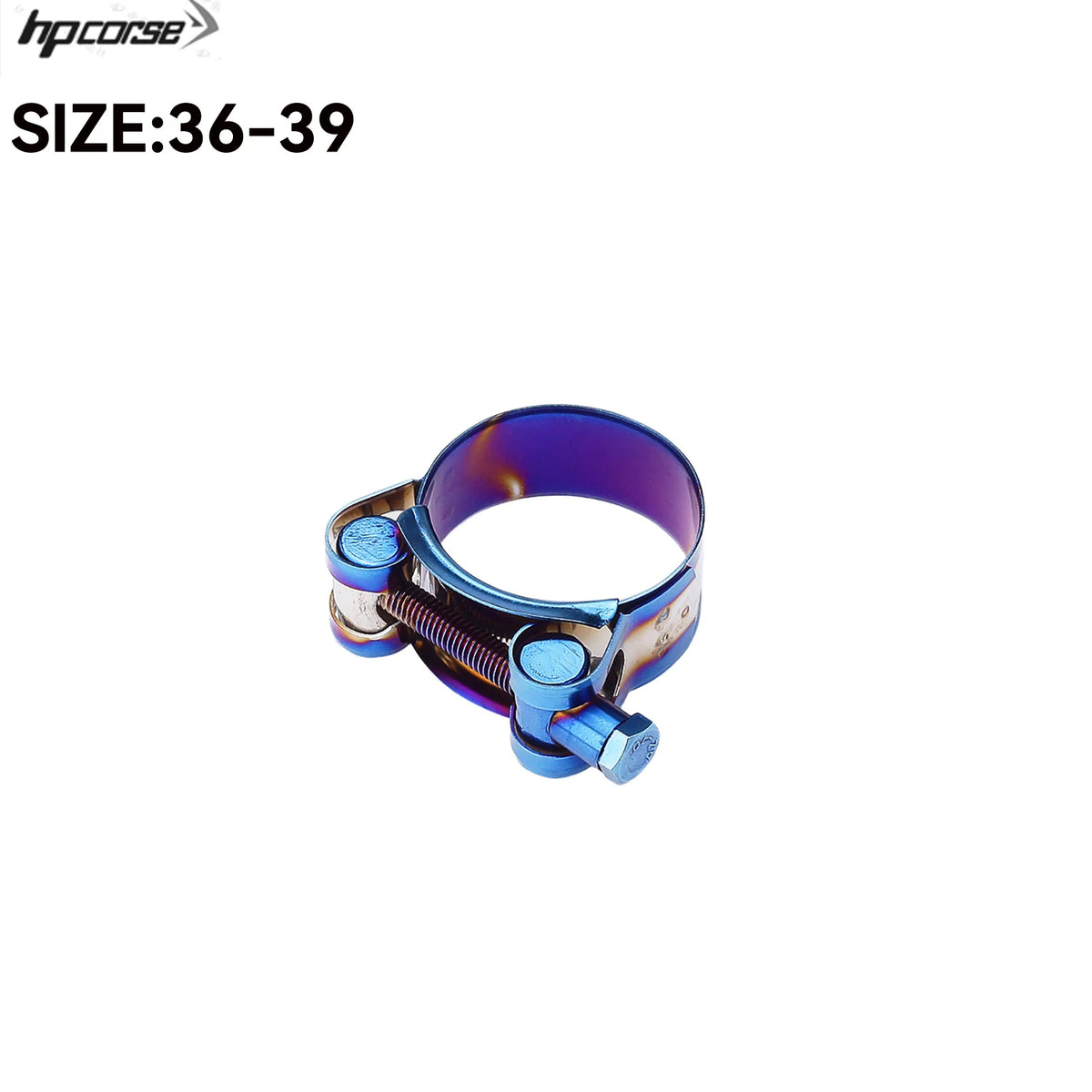 32mm - 85mm Motorcycle Exhaust Clamp Clip Stainless Steel Exhaust Pipe Clamps For Middle Exhaust Connect Fixed Seal Install