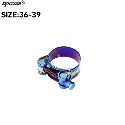 32mm - 85mm Motorcycle Exhaust Clamp Clip Stainless Steel Exhaust Pipe Clamps For Middle Exhaust Connect Fixed Seal Install