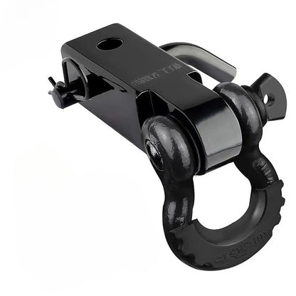 3/4 Carbon Steel Trailer Arm Broken19T Solid Square Mouth Trailer Hook Buckle 4.75T Off-road Trailer Modification Part