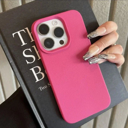 High-fashion Feeling Litchi Patterned Phone Case For iPhone 18 17 16 Pro Max 15 14 Plus 13 12 11 XS Max XR Shockproof Soft Cover