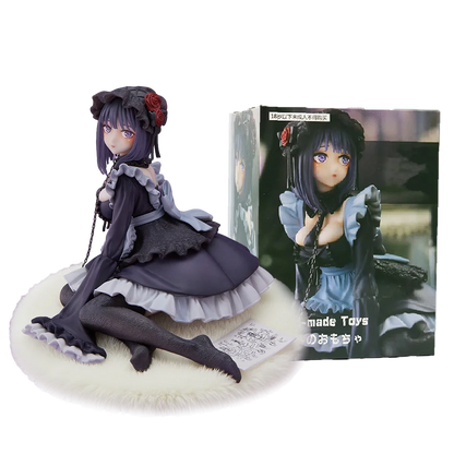 2 Kinds My Dress-Up Darling Anime Figure Black Maid Outfit Kitagawa Marin Action Figure Shizuku Kuroe Figurine Collection Model