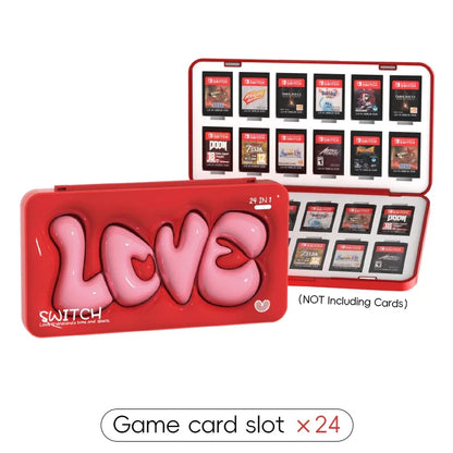 24 in 1 Game Card Case for Switch/Switch OLED Cartridge Storage Box Chip Holder Cover