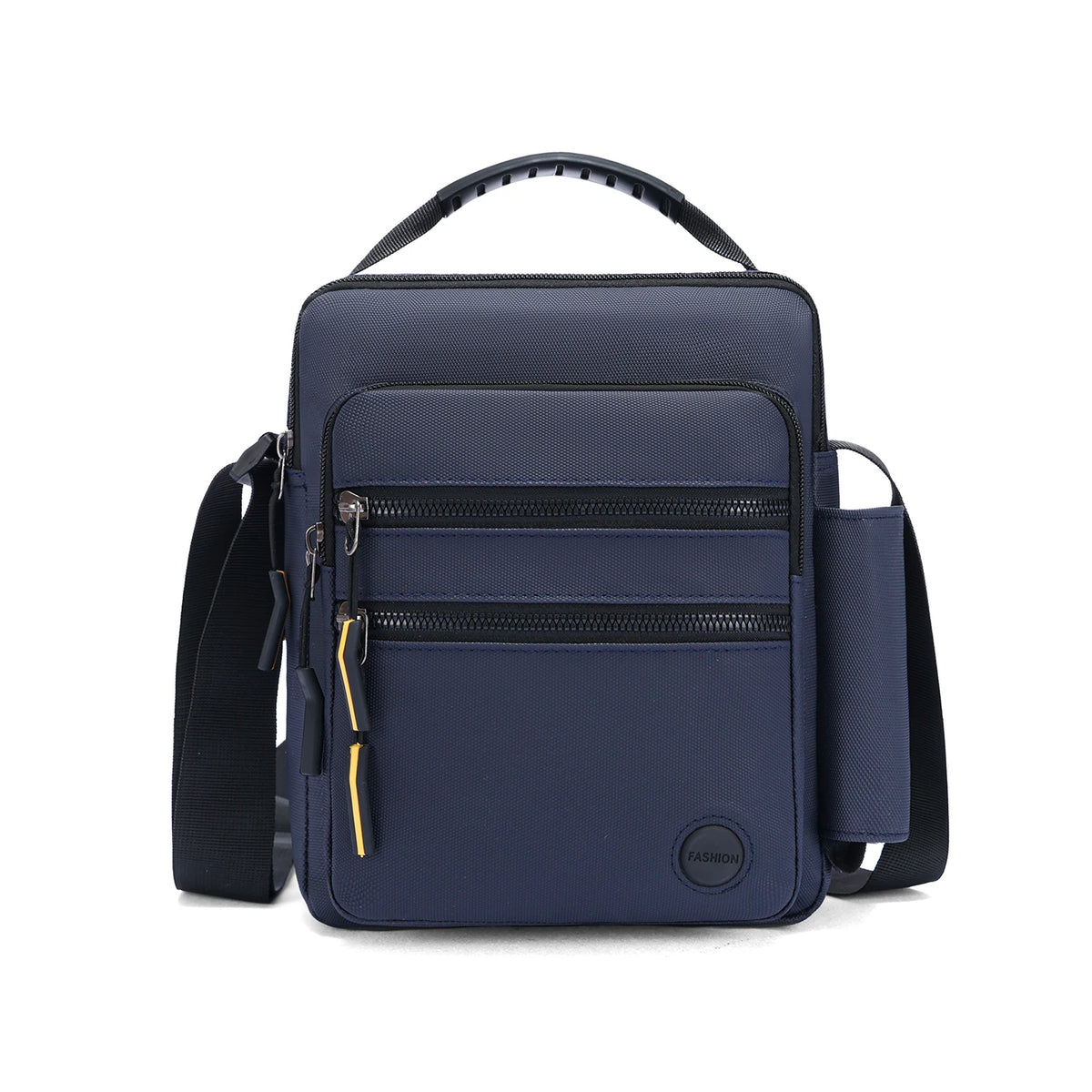 Crossbody Bag Men Nylon Large Capacity Multi Layer Waterproof Shoulder Bag for Business Leisure Work Travel Daily Commute