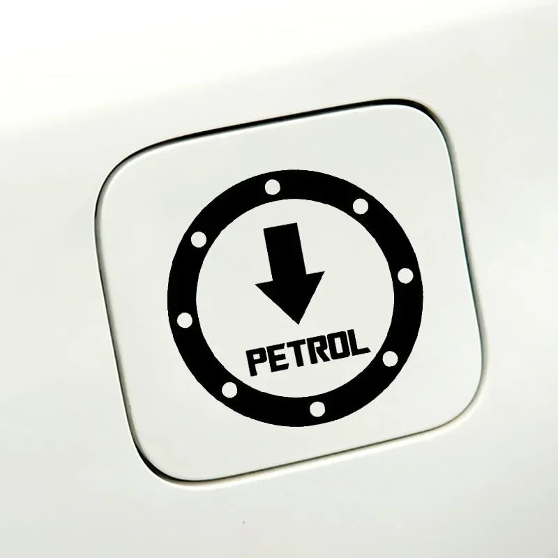 13x13cm Petrol Gas Cap Car Personalized Stickers Creative Car Body Gasoline Cap Decoration Vinyl Film Decal Auto Accessories